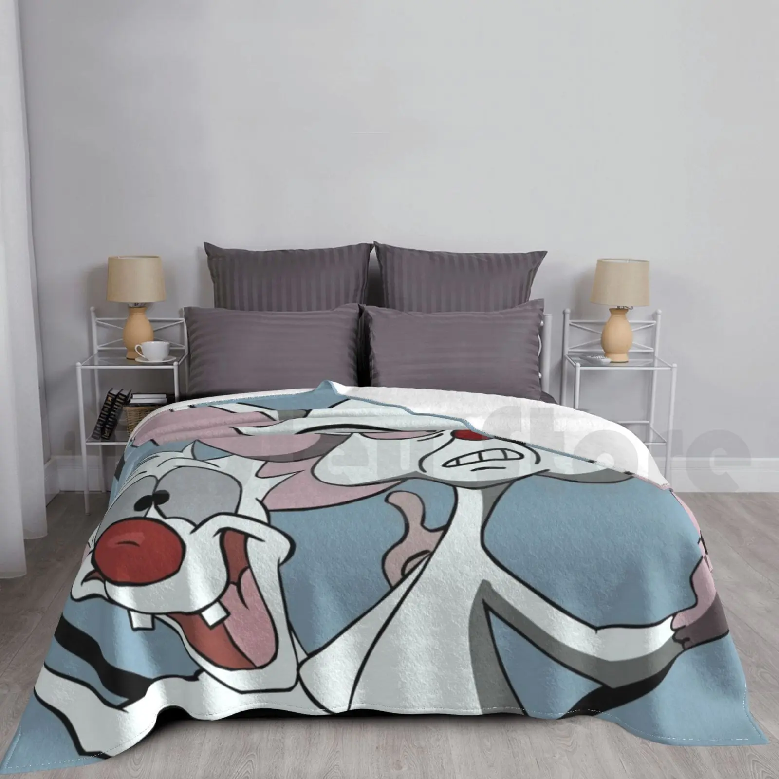 Pinky And The Brain Blanket For Sofa Bed Travel Pinky The Brain Brain Pinky And The Brain 90s Nostalgia Cartoon