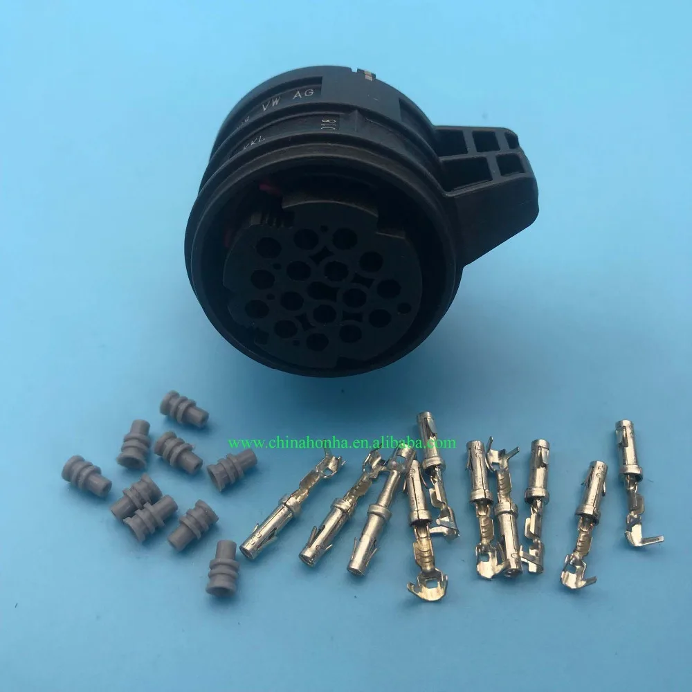 16 Pin Way 02E Transmission Gearbox Body Controller Connector Plug With Cable Pigtail 3D0 973 993 3D0973993