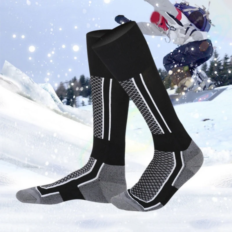 

Children Socks Winter Thermal Ski Socks Thicken Cotton Socks Snowboarding Cycling Skiing Hiking Stocking Leg Warmer