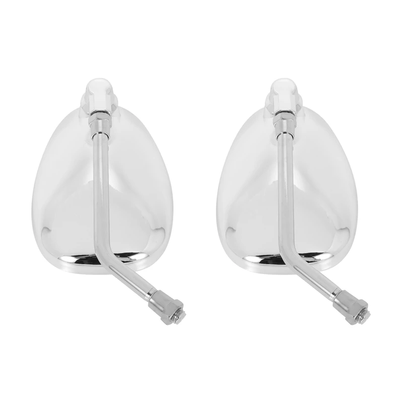 For Honda Shadow Spirit 750 1100 VTX1300 VTX1800 Chrome Motorcycle Mirrors 10MM