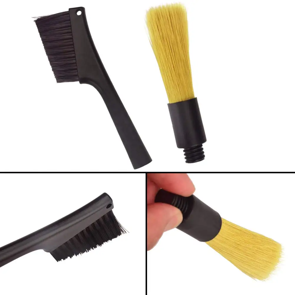 Coffee Grinder Cleaning Brush - Espresso Maker/Machine Cleaner Tool - Removable Dual Purpose