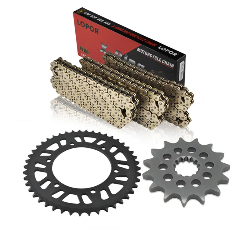 Motorcycle Front Rear Sprocket 525 Chain Set Kits For Honda XL600V 1988-2000 XL700V 08-13 XL650V 01-07 XL400V 92-98 XRV650 88-90