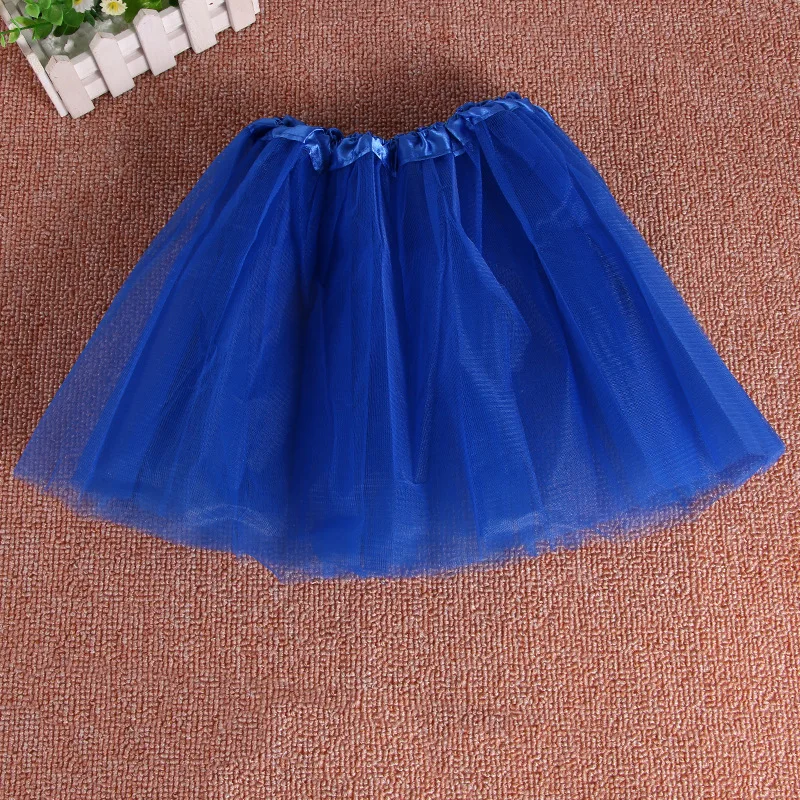 Girls dance skirt children\'s pettiskirt tutu skirt princess three-layer mesh short skirt girls\' wear Princess ballet tutu