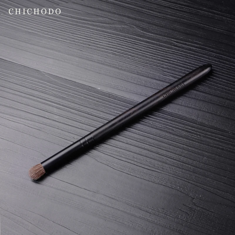 CHICHODO Makeup Brush-Ink Painting Series Top Animal Hair Brushes-Goat Hair Eyeshadow Make Up Brush-Cosmetic Beauty Tool-J318