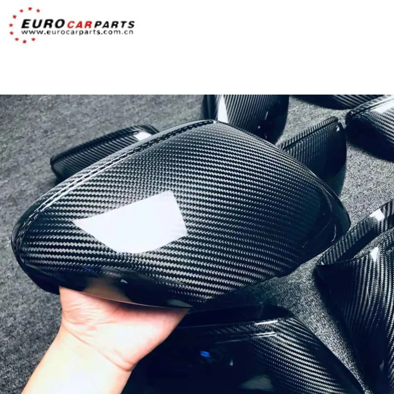 Porsc-911 (992) dry carbon fiber material replacement rearview Left hand drive mirror cover fit for mirror cover 911 992