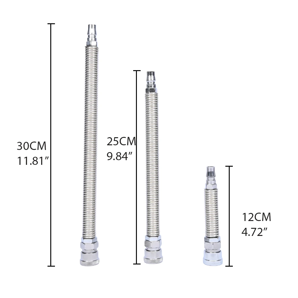 

ROUGH BEAST 12/25/30cm Spring Extension Rod For Quick Connector Sex Machine Lengthen Telescopic Distance Vac-U-Lock Attachments