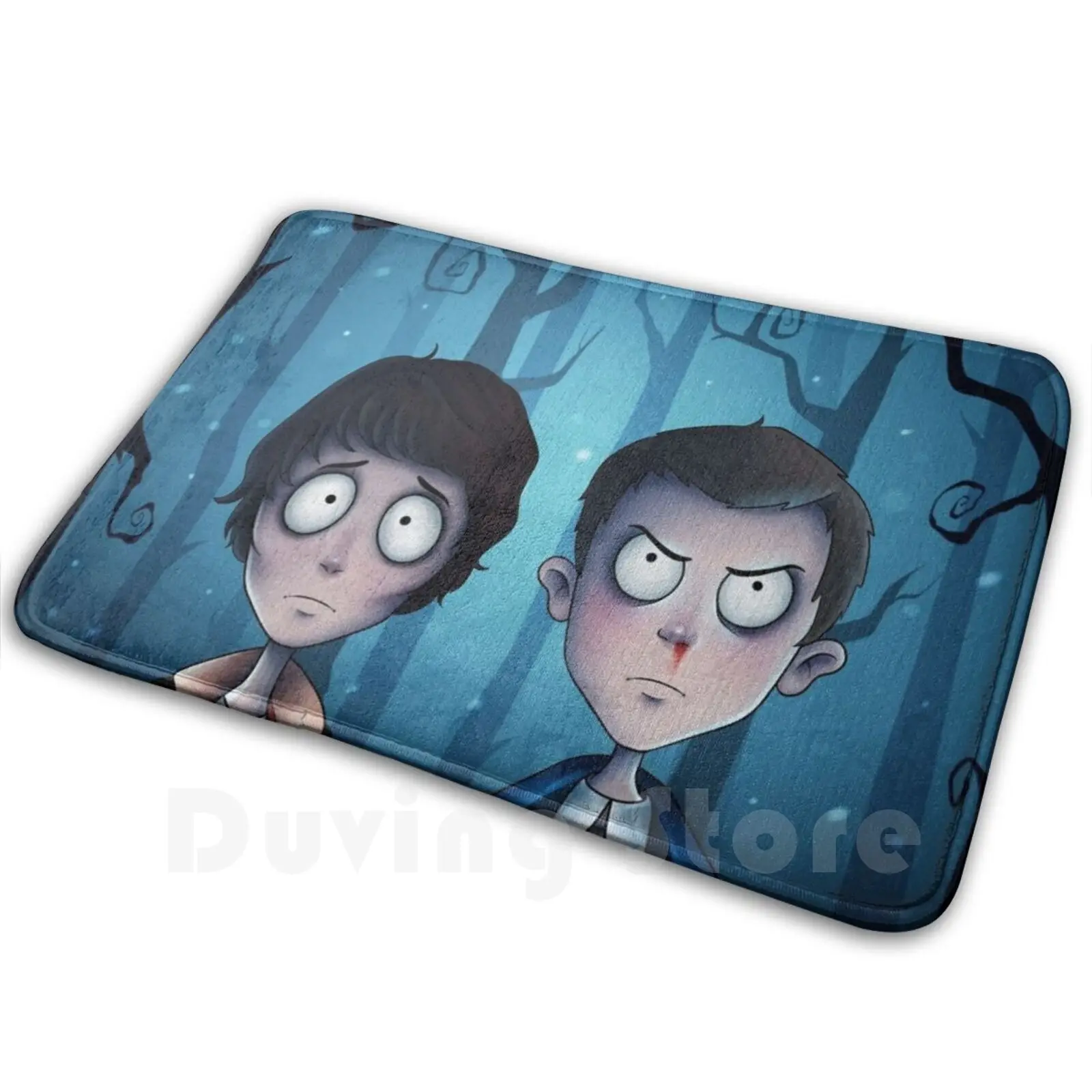 Mike And Eleven Mat Rug Carpet Anti-Slip Floor Mats Bedroom Mike Eleven Mileven Mike Wheeler Jane Hopper Hawkings Tim Burton