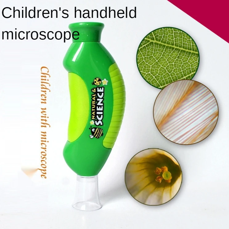 Children's Science Experiment Toys Outdoor Adventure Creative Fun Primary School Students Handheld Microscope