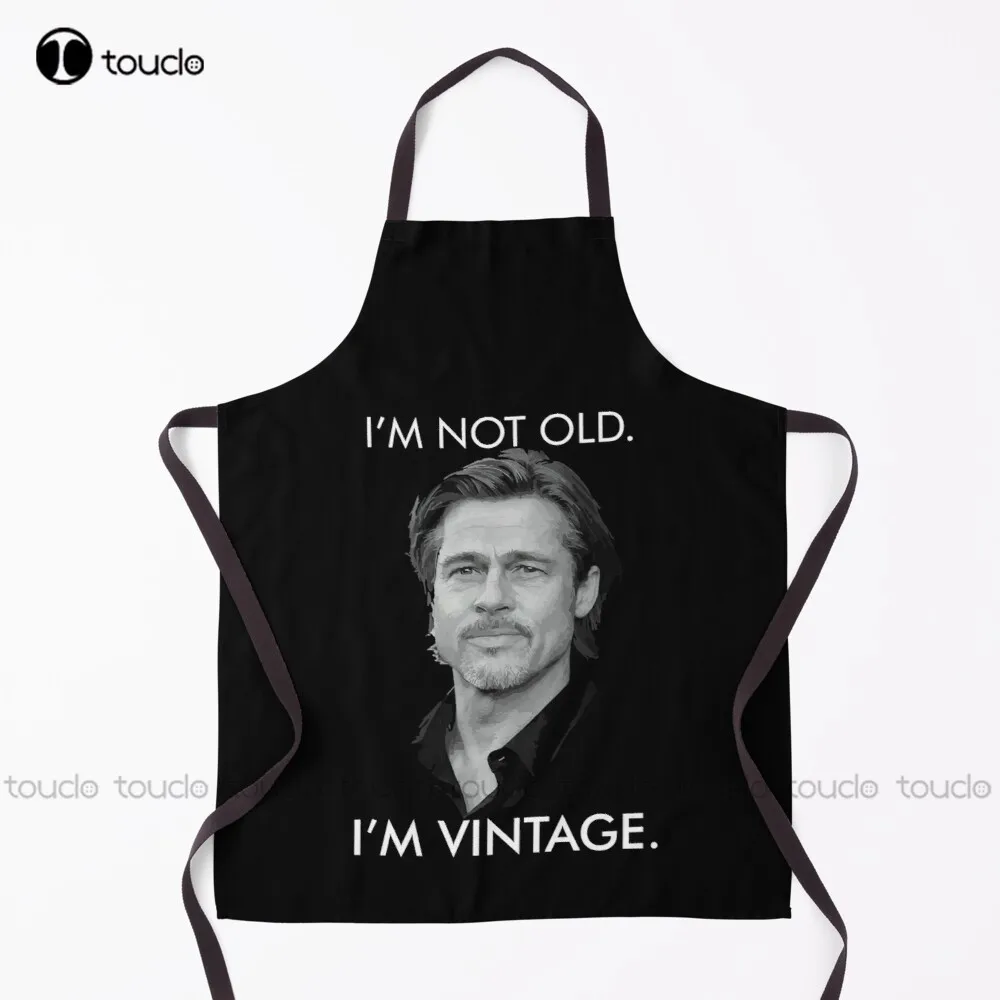 Recente brad-brad pitt avental de garçonete vintage unisex