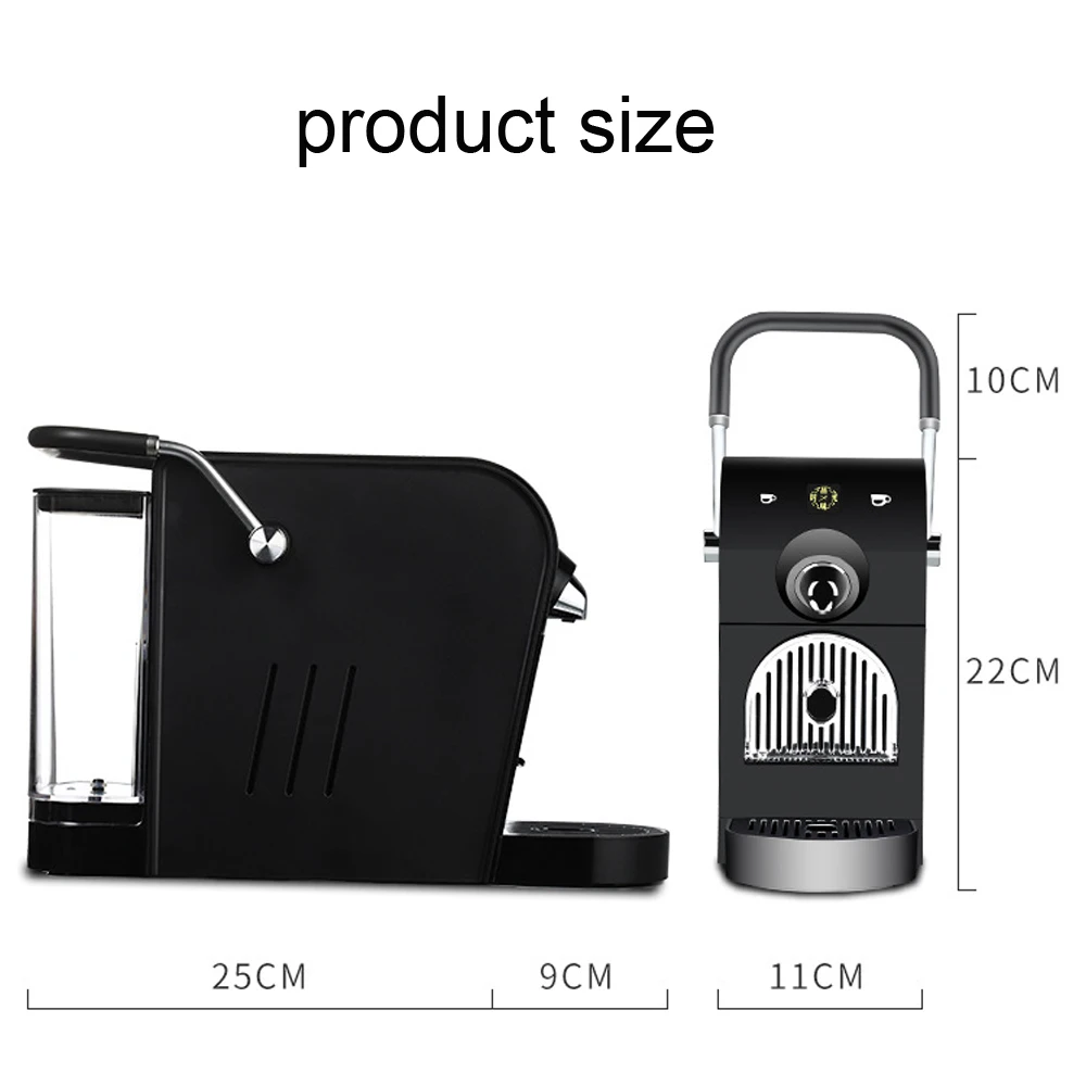 YF Coffee Machine 19 Bar 3in1&4in1 Multiple Capsule Espresso Cafetera ,1400W Pod Coffee Maker Dolce Milk&Nexpresso &Powder H1