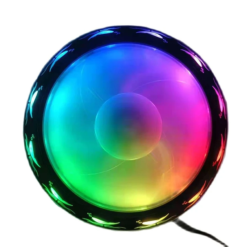 cpu air cooler universal 10cm big fan 4pin PWM RGB LED lga1700 support aluminum Heatsink cpu fan for LGA 775 1150 1155 1156 1366