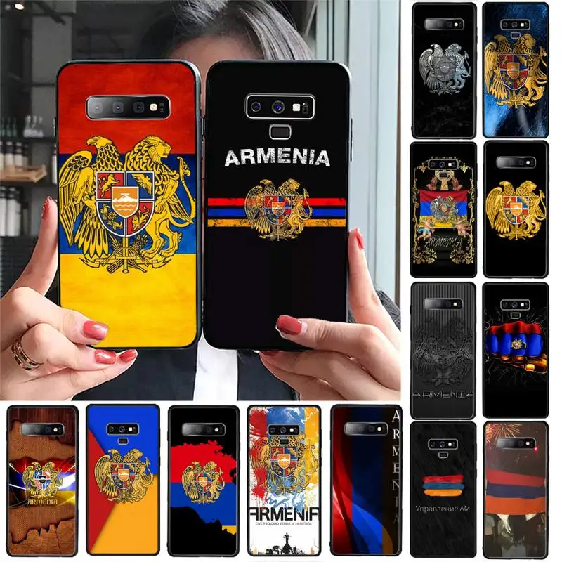Funda de teléfono con bandera de armenio para Samsung Galaxy S20 S10 Plus S10E S5 S6 S7edge S8 S9 S9Plus S10lite 2020