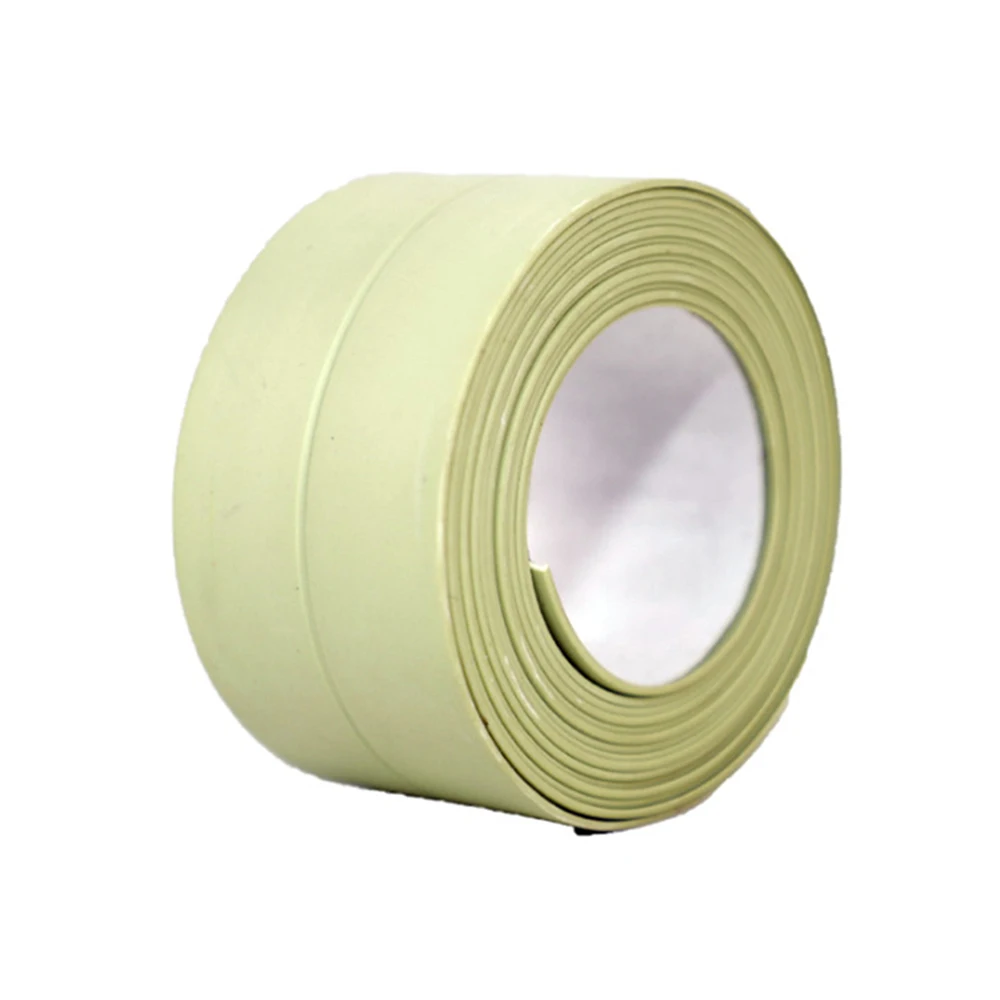 1pc 7colors Waterproof Self Adhesive Sealing Strip Tape PVC Mold Proof Stickers Multifunction Sticker Window Door Gap Seam Tape