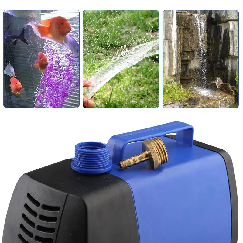 CNC Milling Machine Spindle Circulating Cooling 45W 60W 75W 80W Silent Submersible Pump Fish Pond Filter Water Drill Special