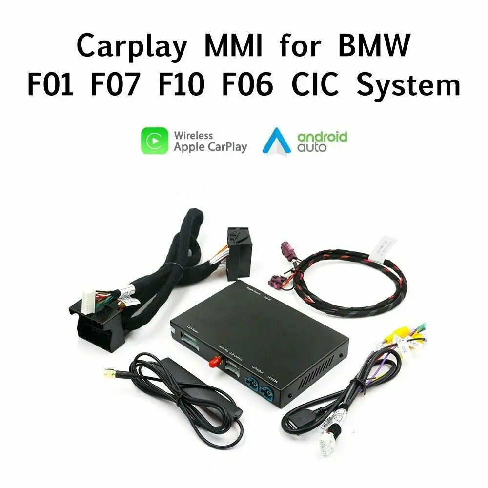 Wireless CarPlay for BMW CIC System X5 E70 X6 E71 2011-2013 X1 E84 with Android Mirror Link AirPlay Car Play Function