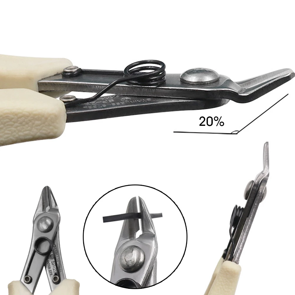 1 pz pinze ad ago con lama affilata pinze da taglio professionali in acciaio strumenti per la riparazione di gioielli che fanno pesca