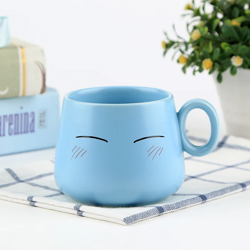 Anime Tensei Shitara Slime Datta Ken Rimuru Tempest Ceramic Coffee Cartoon Water Mug Cup Japanese Gold Stamping Creative Gifts