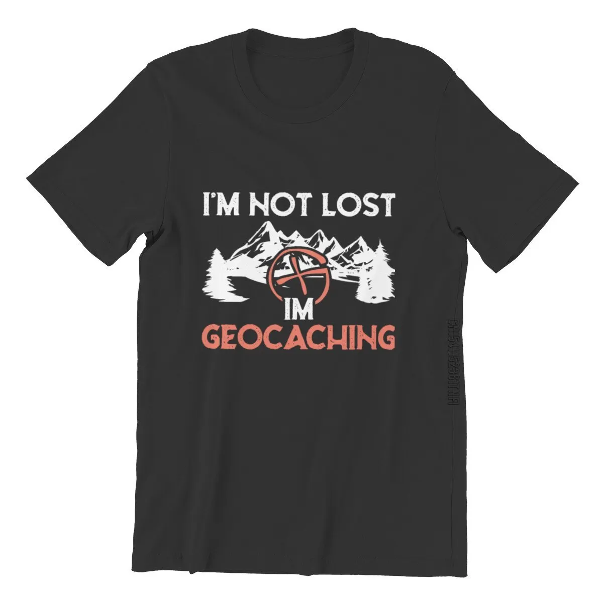 Funny Geocacher Geocache Geocaching Unisex Heather Prism T-Shirt Couples Female Shirt For Students T Shirt Normal Funny