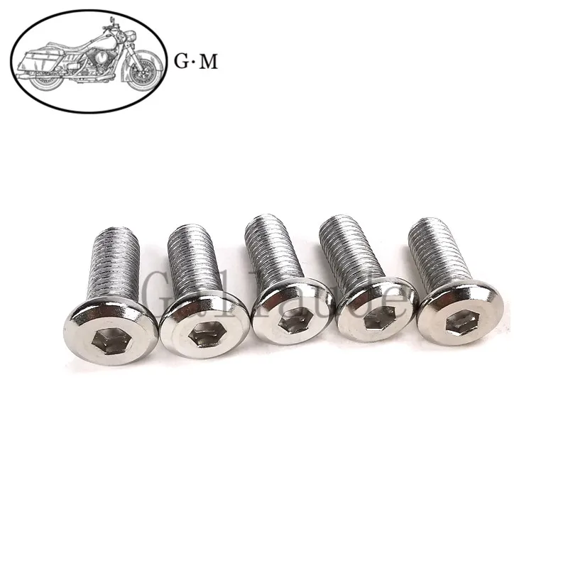 Motorcycle Front Rear Brake Disc Screw Hardware Kit Bolts For Harley Touring Dyna Softail Sportster XL883 1200 Except Trike