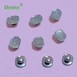 100pc Mesh Ovoid Lingual Button Orthodontic lingual button with cleat button wings Dental Brace Orthodontic Bracket