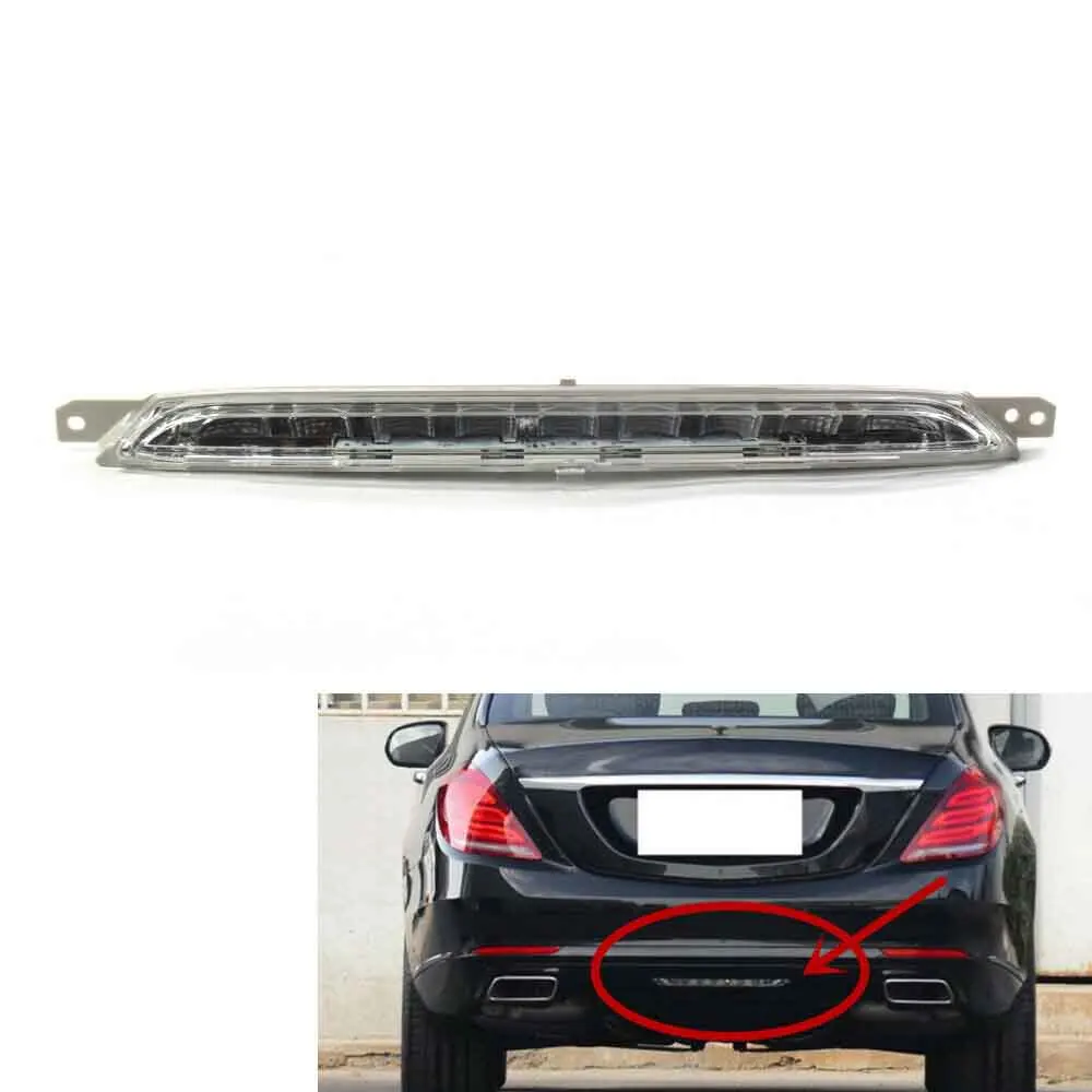 

Clear Tail Rear Brake Bumper Fog Light Lamp for Mercedes Benz W222 S Class S600L S500L S400L A2229060048