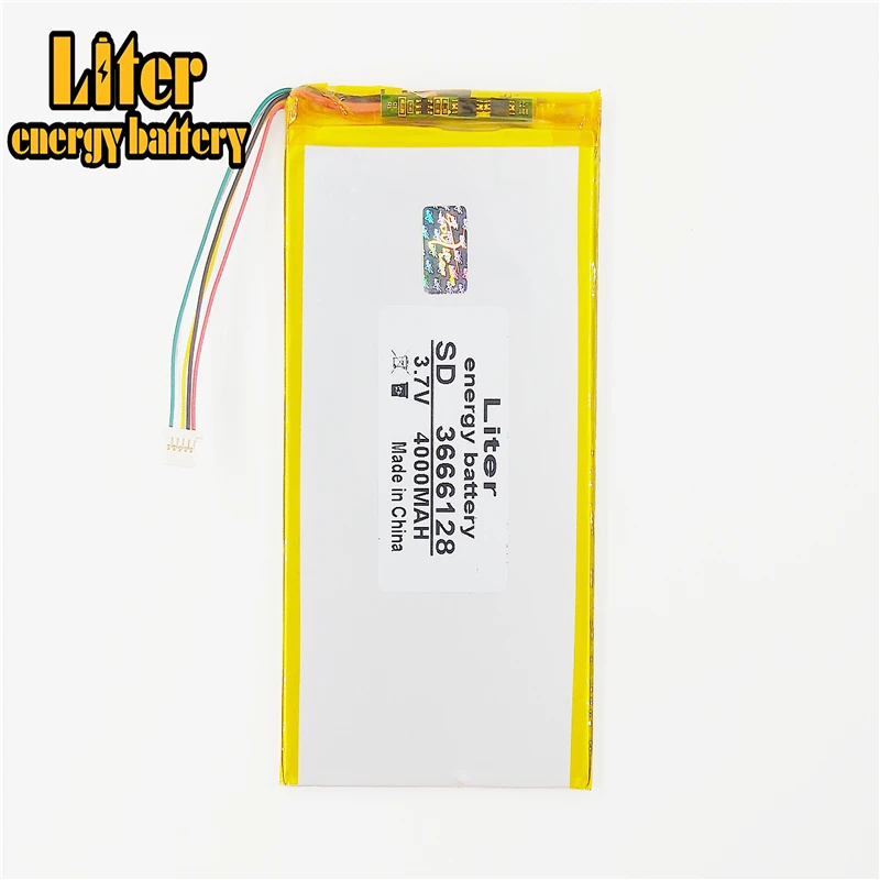5 Chủ Đề Nhất Thương Hiệu Pin 3766125 Máy Tính Bảng Pin Sạc 3666128 3.7V 4000MAh V811V801 E708 Q1