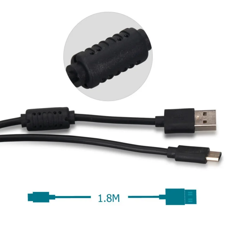1.8 metri cavo di ricarica USB tipo-c anello magnetico cavo dati cavo di alimentazione per Controller Nintendo зарядное устройство