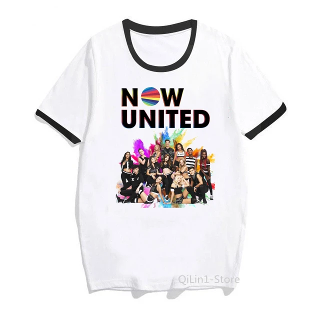 

Summer 2024 Fashion Now United T Shirt Women 00s Hipster Streetwear Student Fans Clothes Friends Gift Tshirt White T-Shirt DIY