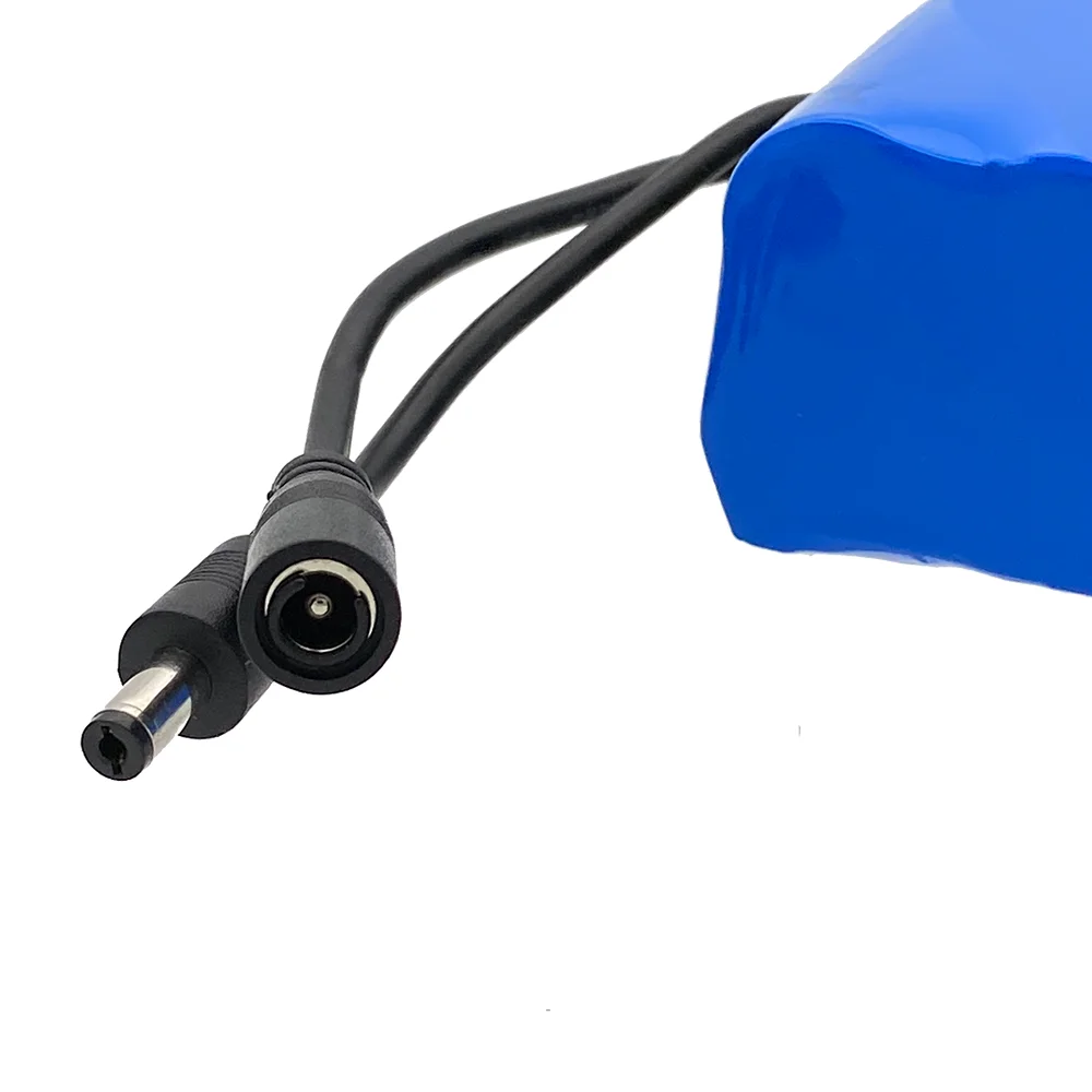 Double pow 12 فولت 4.4 Ah 18650 بطاريات قابلة للشحن 12 فولت 4400mAh مع BMS بطارية ليثيوم حزمة لوح حماية ل كاميرا تلفزيونات الدوائر المغلقة