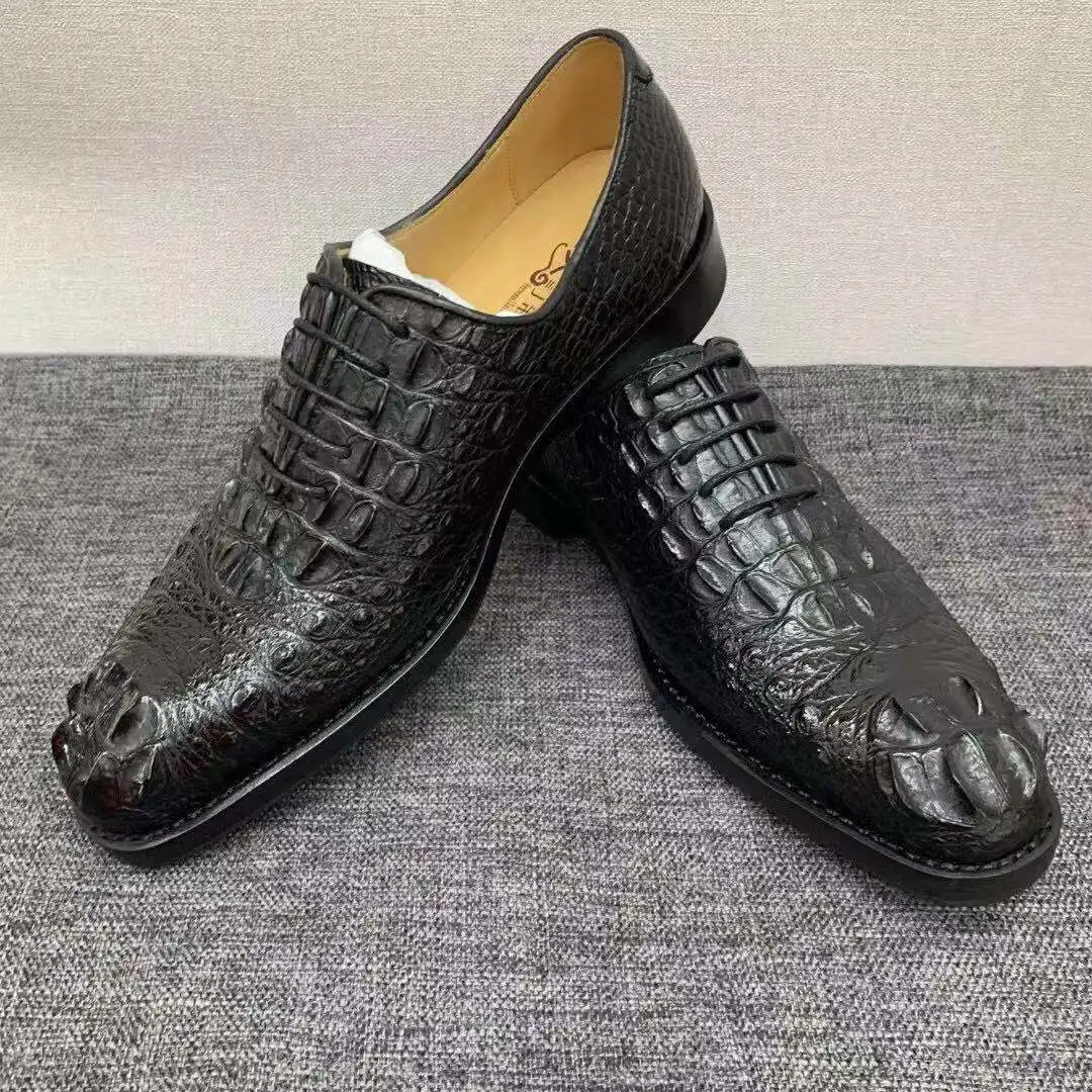 fanzunxing new men dress shoes men formal shoes men crocodile leather shoes marry