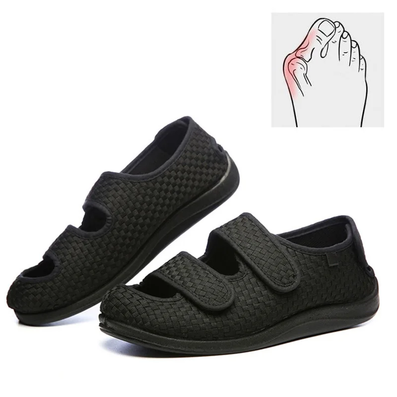 Correction Widen Comfy Thumb Eversion Deformation Arthritis Edema Adjustable Flat Shoes Braces Supports