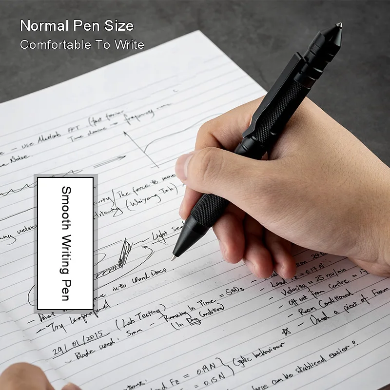3-In-1 Military Tactical Pen Portable Self Defense Tool Emergency Whistle Window Breaker For Outdoor Camp Survival EDC Tool