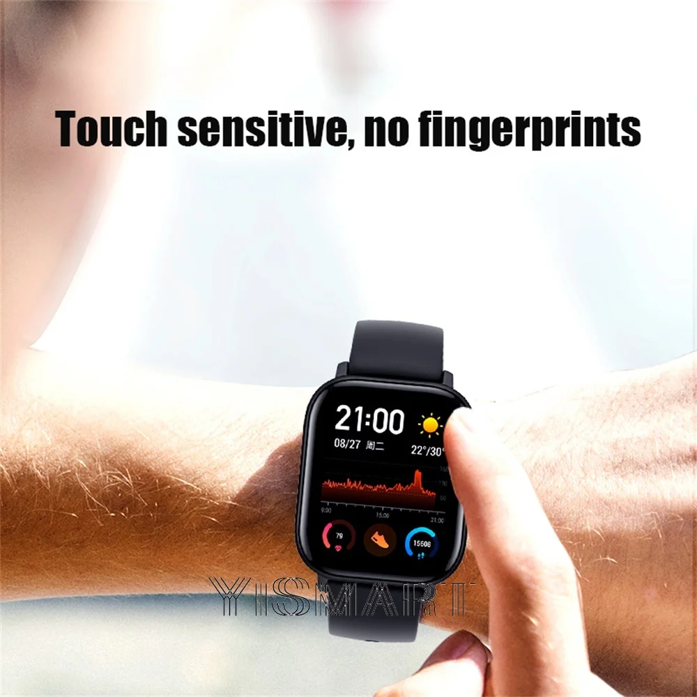 Penutup Film Serat Lembut 3D untuk Amazfit GTR 3 Pro GTR3 GTS 3 Film Pelindung untuk GTS3 GTS2 Casing Pelindung Layar Mini