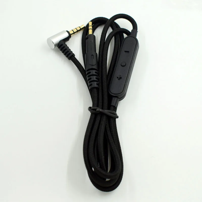 Cable de Audio para auriculares Sennheiser HD598 HD518 para ATH-M50X M40X, Cable trenzado de repuesto controlado por llamada