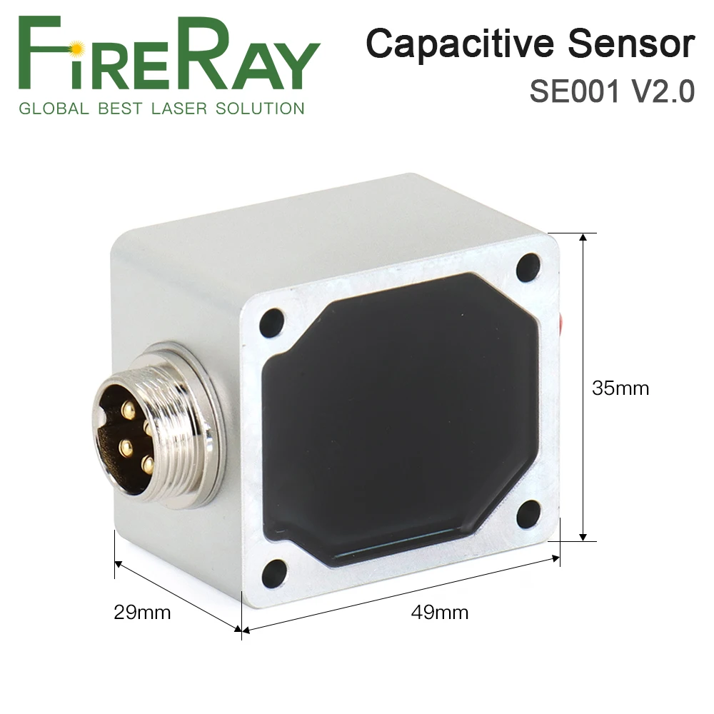 Imagem -02 - Fireray Weihong Sensor Capacitivo Se001 V2.0 Amplificador a Laser Altura Controlador Cabeça do Sensor para a Máquina de Corte a Laser de Fibra