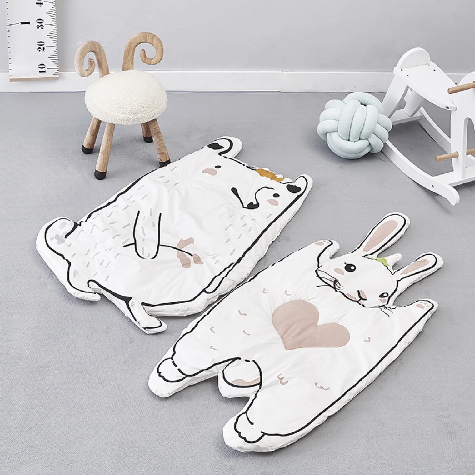 Soft Baby Crawling Mat Children's Floor Carpet Newborn Padded Play Mats Kid Animal Pattern Cushion Safety Children's Rug