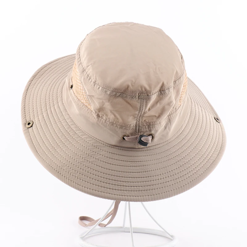 CAMOLAND Summer UPF50+ Sun Hat For Women Men Outdoor Hiking Fishing Bucket Hat UV Protection Long Wide Brim Bob Boonie Hats