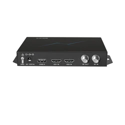 2-channel HD to RF DVB-T DVB-C ATSC ISDBT HDTV Modulator Hotel TV System HDmi Encoder Modulator