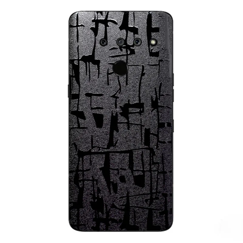 3D Camo Crocodile Snake Film Wrap Skin Phone Back Paste Sticker For LG G8 ThinQ 3 Camera Q70 V50 V40 V35 V30 G7 G6 Q Stylus+