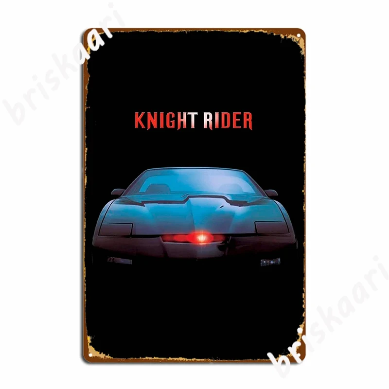 Knight Rider Poster Metal Plaque Poster Pub Garage Personalized Wall Cave Tin Sign Poster