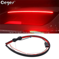 90cm Auto High Mount Brake Stop Lights Car Styling Accessories Additional Brake Lamp Warning Turn Signal LED Strips Waterproof