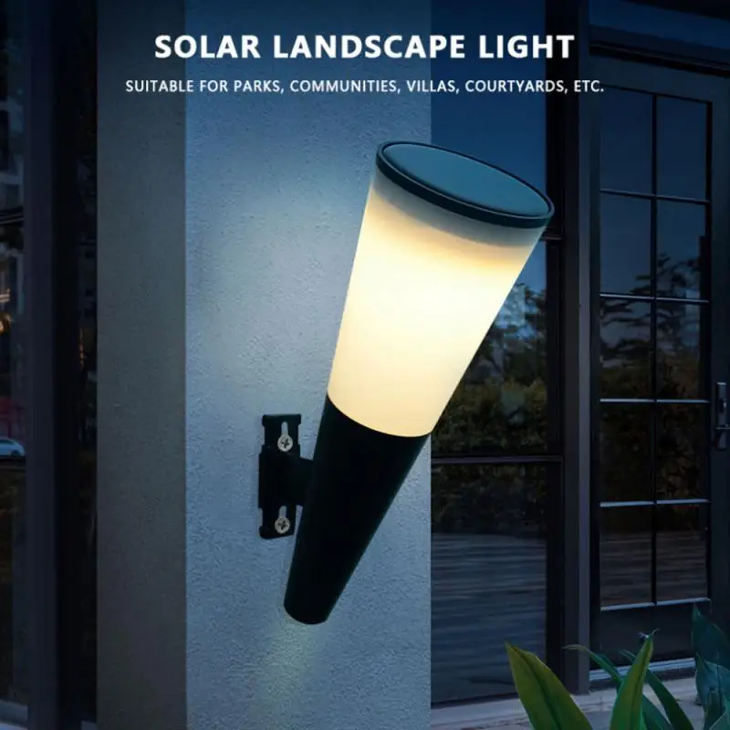 

Solar Light Outdoor RGB Waterproof Solar Security Torch Wall Sconce Lamp For Garden Path Yard Garage Solar Street Light Fixtures