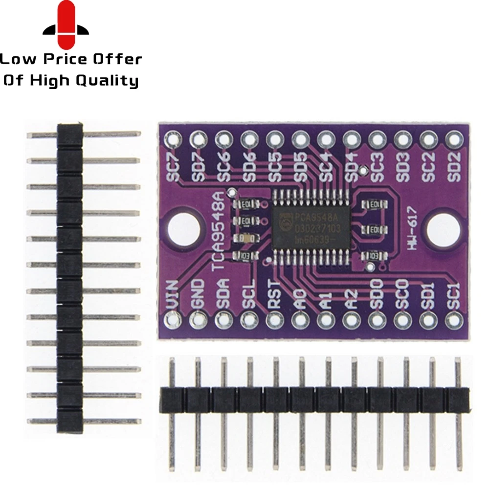 1PCS SM New TCA9548A 1-to-8 I2C 8 -way multi-channel expansion board IIC module development board TCA9548 8 Channel