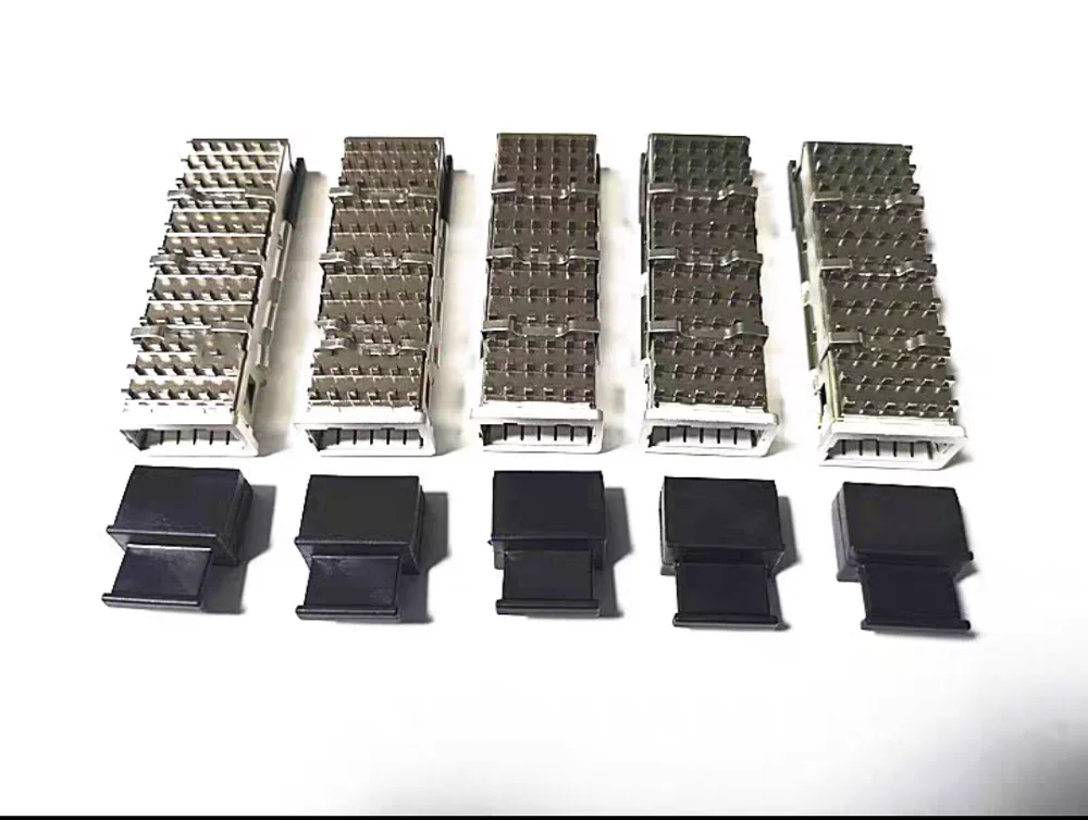 Capa protetora para Modem de fibra, Soft Silicone Dust Cap, 10G, 40G, QSFP, FTTH, ELINK, Frete Grátis, 100 PCs