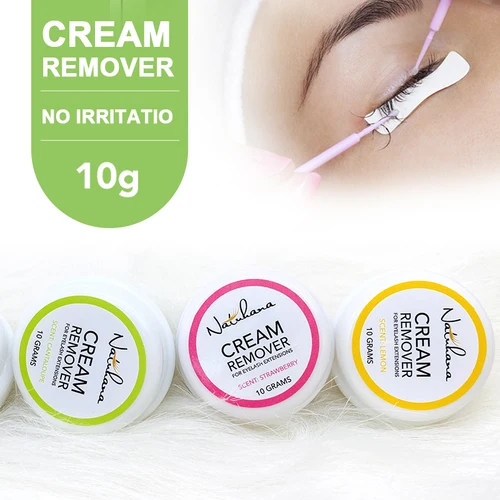 Imagen 2 del producto NATUHANA 5 uds injerto extensión de pestañas pegamento crema removedor planta no irritante pestañas Gel removedor adhesivo para juego de maquillaje