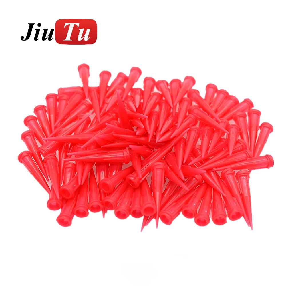 18 Gauge Plastic Tapered Dispensing Tips Adhesive Glue Dispensing Needle Liquid Glue Dispenser Tapered Blunt Tips Needles 100pcs