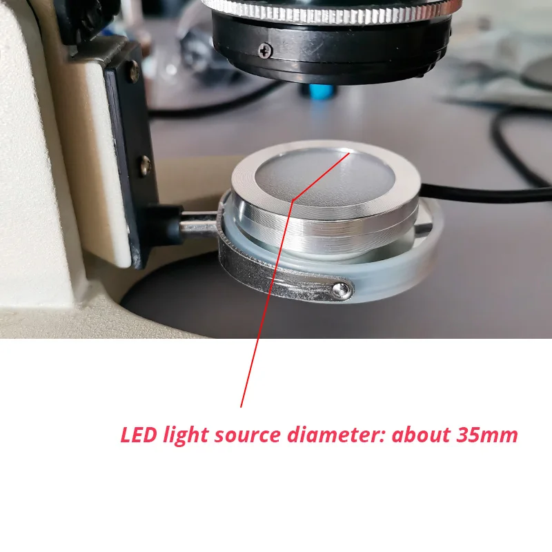 9速調光顕微鏡led光源upplementary照明輝度可変ボトム顕微鏡リングライト