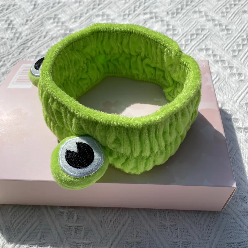 2021 Funny Frog Makeup Headband For Women Wash Face Hair Bands Girls Hairband Kids Frog Hair Claws Cute  Accessories Hair Clips