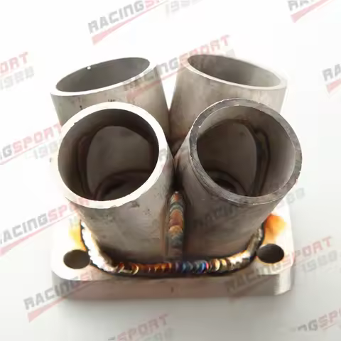 4-1 4 Cylinder Manifold Header Collector T3 T3/T4 With Turbo Inlet Flange
