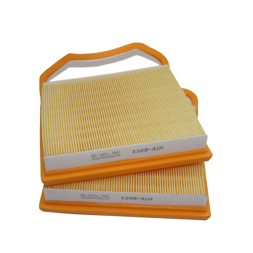 2 PCS Car Air Filter For MERCEDES BENZ E-CLASS A207 2010-/ E-CLASS C207 2009-/ E-CLASS S212 T-Model 2009- A2760940504